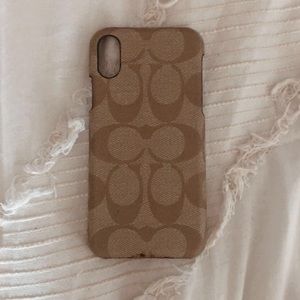 iphone X coach phone case